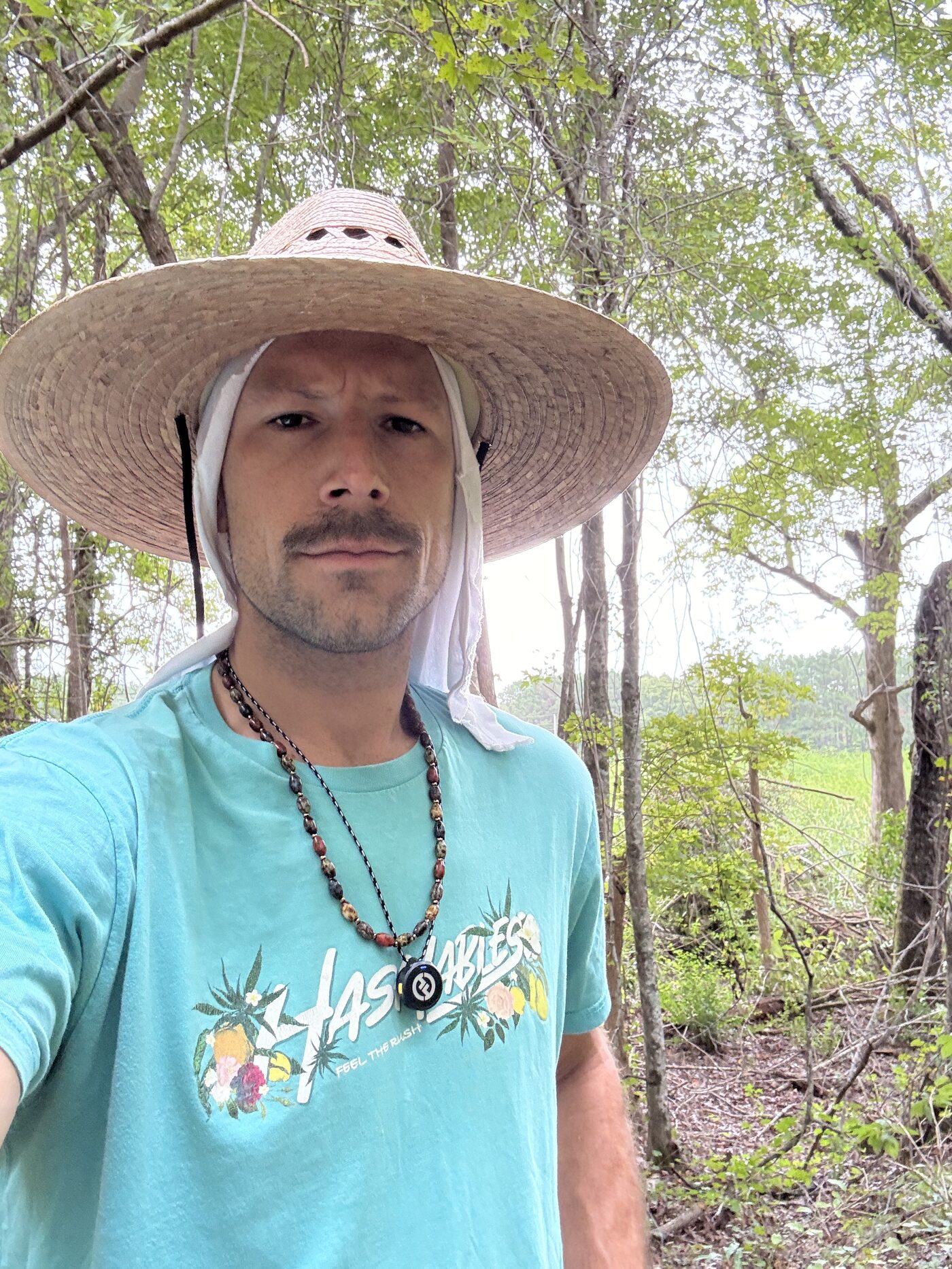 Kyle Miklinevich on the land in Lake City, SC